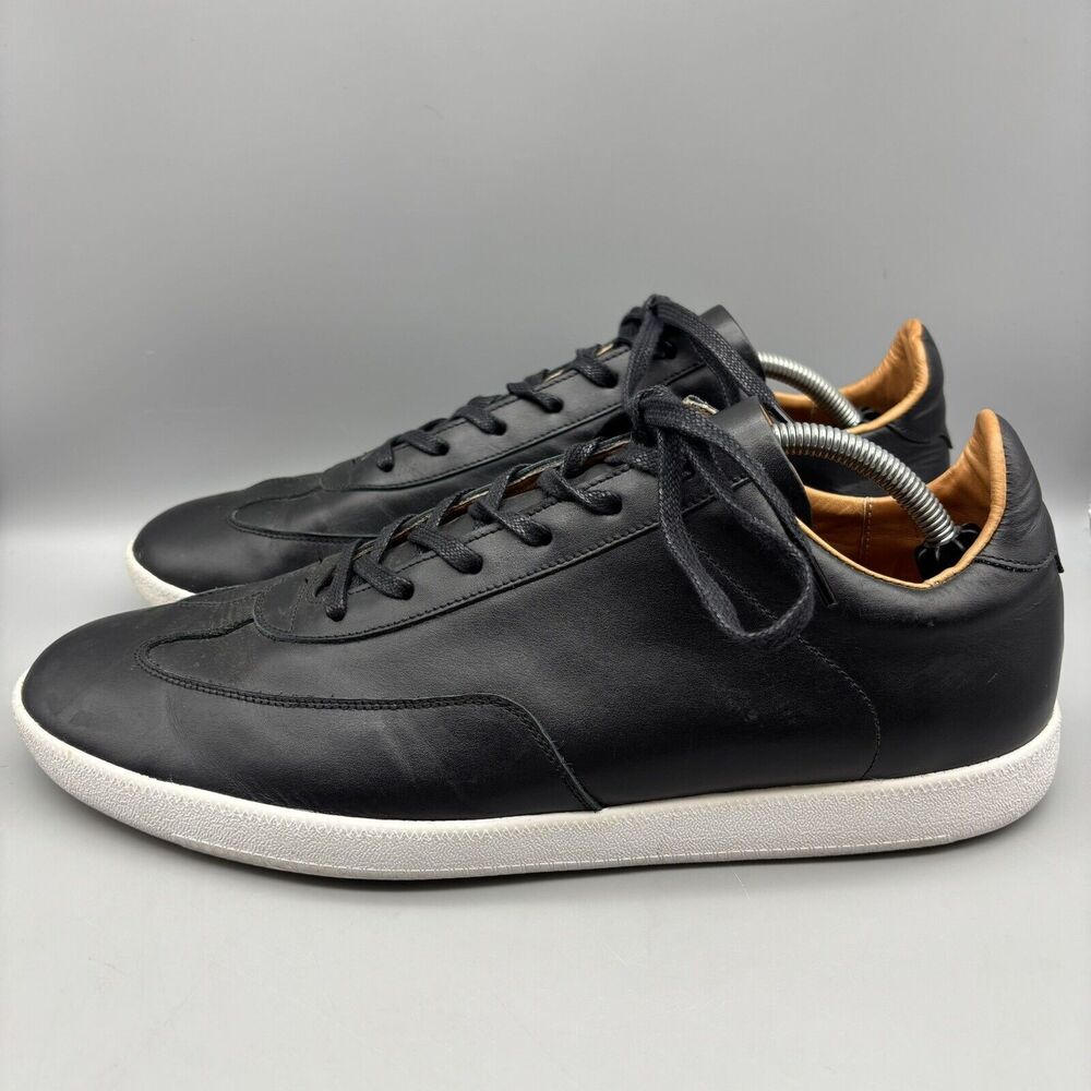 Beckett‎ Simonon Sneakers Men’s Size 13 Black Full Grain Leather Casual Shoes
